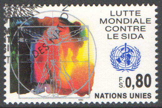United Nations Geneva Scott 185 Used